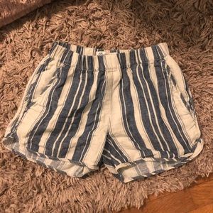 Madewell Striped Shorts